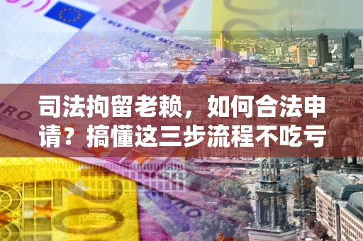 武汉司法拘留老赖，如何合法申请？搞懂这三步流程不吃亏！