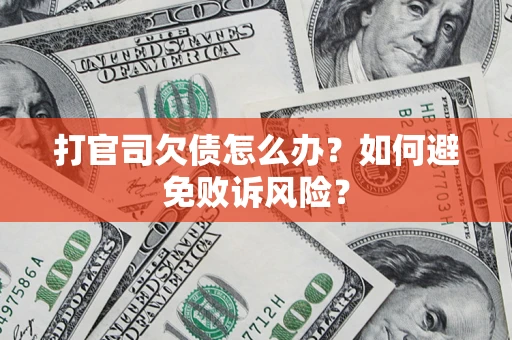 武汉打官司欠债怎么办？如何避免败诉风险？