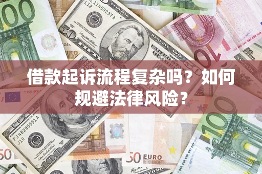 武汉借款起诉流程复杂吗？如何规避法律风险？