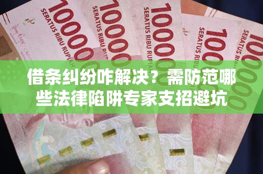 武汉借条纠纷咋解决？需防范哪些法律陷阱专家支招避坑