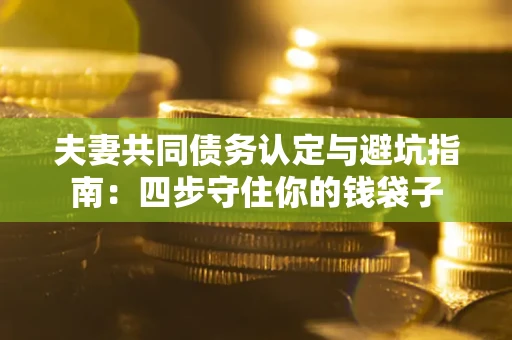 武汉夫妻共同债务认定与避坑指南：四步守住你的钱袋子