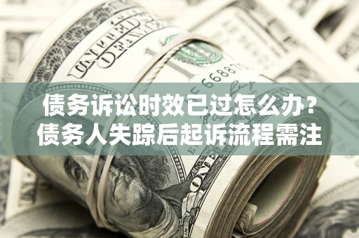 武汉债务诉讼时效已过怎么办？债务人失踪后起诉流程需注意什么？