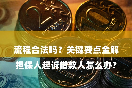 武汉

担保人起诉借款人怎么办？流程合法吗？关键要点全解析