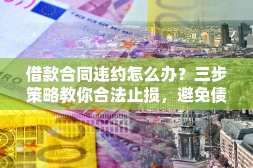 武汉借款合同违约怎么办？三步策略教你合法止损，避免债务危机升级