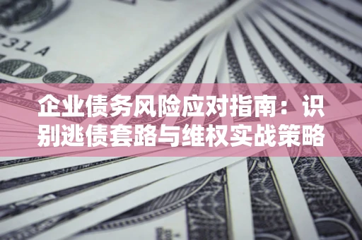 武汉企业债务风险应对指南：识别逃债套路与维权实战策略